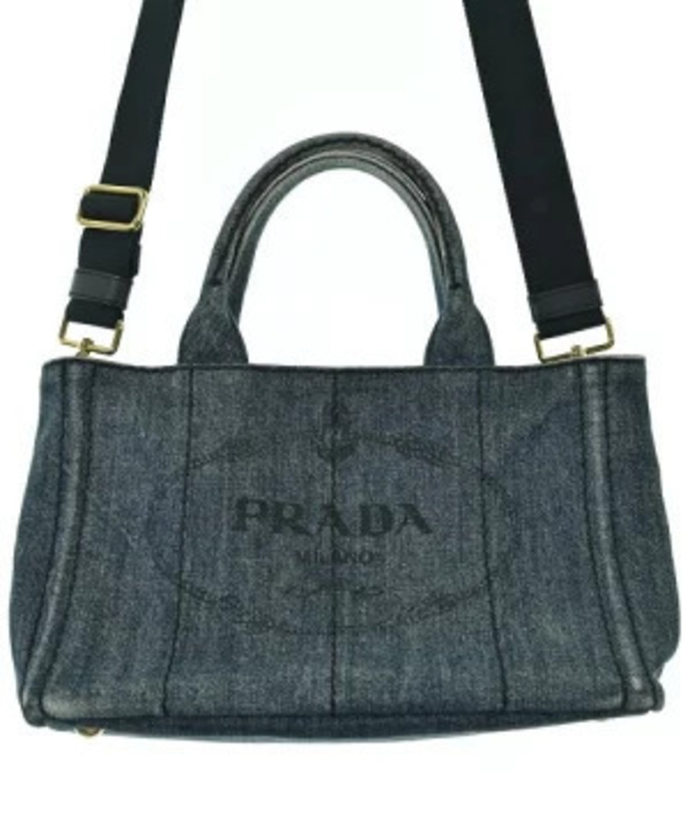 Prada Tote Bag Indigo Blue